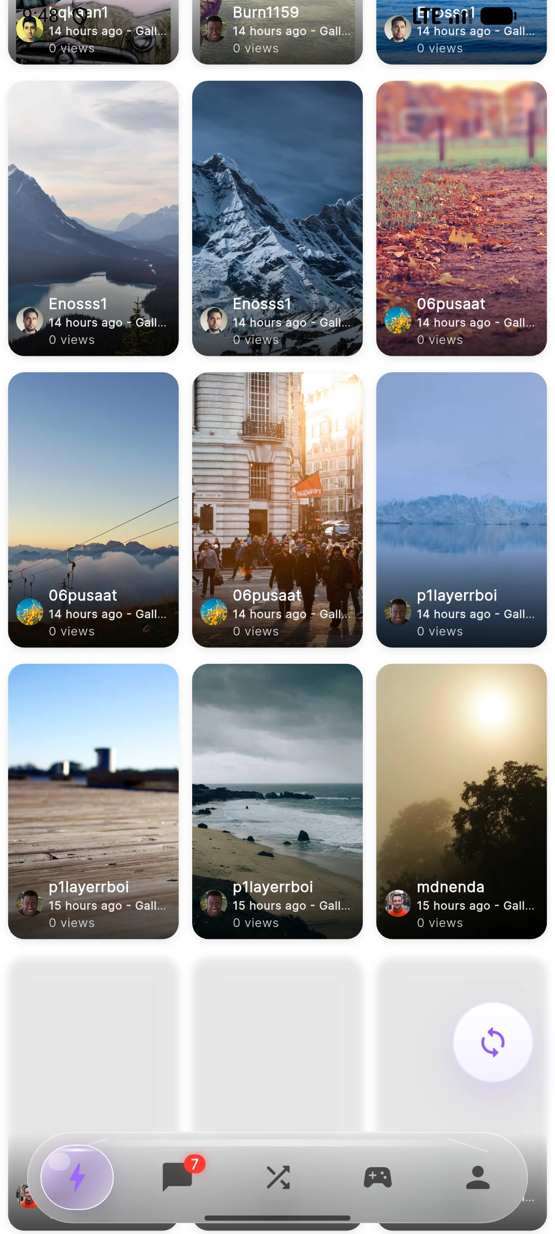 Real MaskedTalk disappearing stories screen